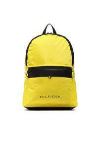 TOMMY HILFIGER - Tommy Hilfiger Plecak Th Skline Backpack AM0AM11321 Żółty. Kolor: żółty. Materiał: materiał #1