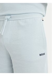 BOSS Szorty sportowe Waffle 50535884 Niebieski jasny Regular Fit. Kolor: niebieski. Materiał: syntetyk. Styl: sportowy #4