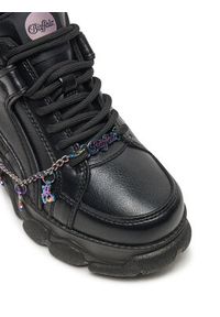 Buffalo Sneakersy Cld Corin Chain Butterfly 1636209 Czarny. Kolor: czarny. Materiał: skóra