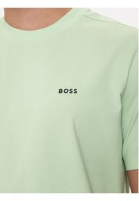 BOSS - Boss T-Shirt Tee 50506373 Zielony Regular Fit. Kolor: zielony. Materiał: bawełna