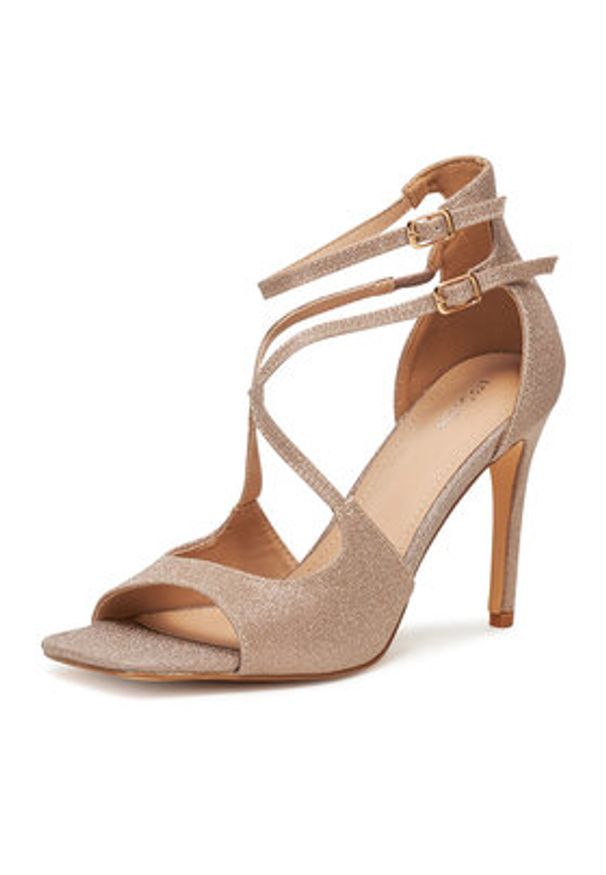 DeeZee Sandały F2158-2 Różowy. Kolor: różowy. Materiał: skóra