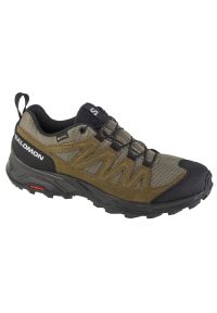 salomon - Buty Salomon X Ward Gtx M 471822 zielone. Zapięcie: sznurówki. Kolor: zielony. Materiał: syntetyk, zamsz, materiał, guma, skóra #5