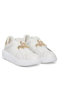 Love Moschino - LOVE MOSCHINO Sneakersy JA15064G1MIA610A Biały. Kolor: biały. Materiał: skóra #5
