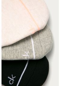 Calvin Klein - Skarpetki (3-pack). Materiał: bawełna, poliester, materiał, elastan. Wzór: nadruk #2