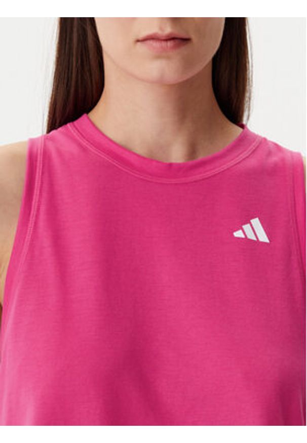 Adidas - adidas Koszulka techniczna Train Essentials Boxy Workout JL7680 Różowy Regular Fit. Kolor: różowy. Materiał: syntetyk