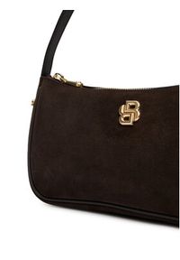 BOSS Torebka 50563360 Brązowy. Kolor: brązowy. Materiał: zamszowe, skórzane #4