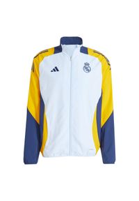 Adidas - Bluza dresowa Prematch Real Madrid 2024/25. Kolor: niebieski. Materiał: dresówka. Sport: piłka nożna #1
