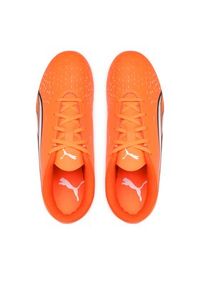 Puma Buty do piłki nożnej Ultra Play Fg/Ag Jr 107233 01 Koralowy. Kolor: pomarańczowy. Materiał: skóra #4