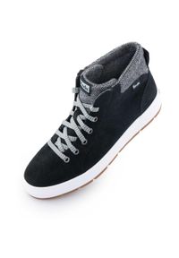 KED - Keds Tahoe damskie botki z miękkiego zamszu i nylonu — szaro-niebieskie. Kolor: szary, wielokolorowy. Materiał: zamsz, nylon #1