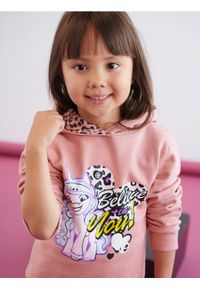 Sinsay - Bluza My Little Pony - różowy. Kolor: różowy. Materiał: dzianina, bawełna. Styl: klasyczny