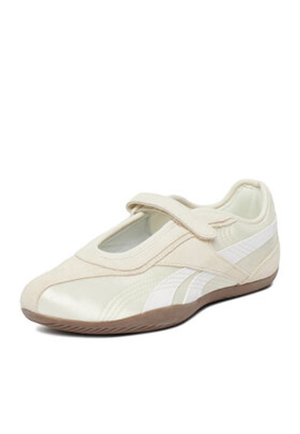 Reebok Baleriny C-ULTRA LO MARY JANE 100261003 Beżowy jasny. Kolor: beżowy. Materiał: materiał