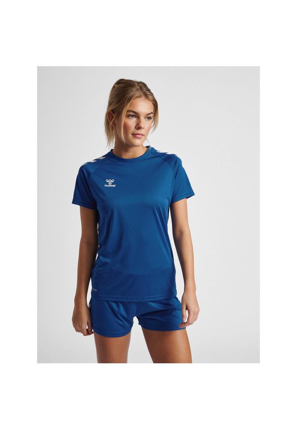 Hummel Core XK Poly T-Shirt S/S Woman. Kolor: niebieski. Sport: fitness