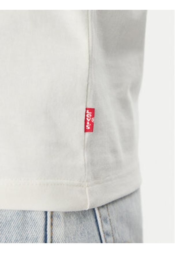 Levi's® T-Shirt Graphic 22491-1811 Écru Standard Fit. Materiał: bawełna