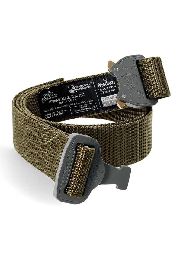 Pas do spodni Helikon-Tex Cobra FC38 - olive green. Kolor: zielony. Sport: turystyka piesza