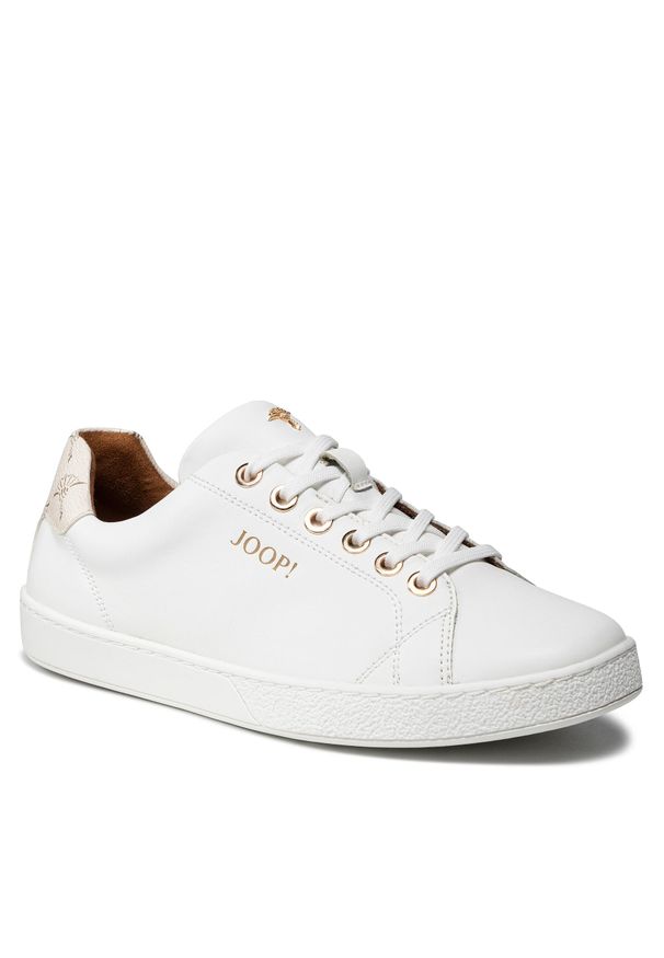 Sneakersy JOOP! Strada 4140005952 Offwhite 101. Kolor: biały. Materiał: skóra