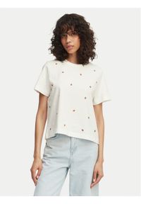 Vero Moda T-Shirt Sola 10341979 Biały Regular Fit. Kolor: biały. Materiał: bawełna #1