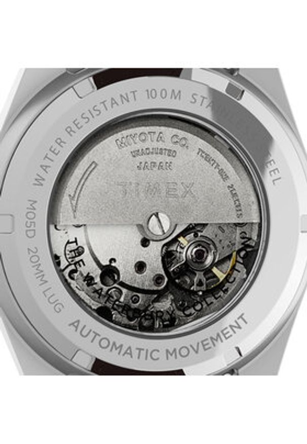 Timex Zegarek Waterbury TW2V24800 Brązowy. Kolor: brązowy