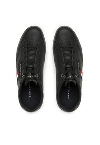 TOMMY HILFIGER - Tommy Hilfiger Sneakersy Classic Lo Cupsole Leather FM0FM04277 Czarny. Kolor: czarny. Materiał: skóra #4