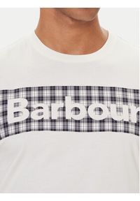 Barbour T-Shirt MTS1496WH32 Biały Regular Fit. Kolor: biały. Materiał: bawełna #3