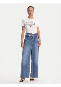 Guess T-Shirt V5YI03 I3Z14 Biały Regular Fit. Kolor: biały. Materiał: bawełna #5