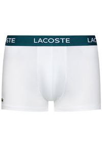 Lacoste Komplet 3 par bokserek 5H3389 Biały. Kolor: biały. Materiał: bawełna