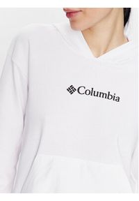 columbia - Columbia Bluza Logo 2032871 Biały Regular Fit. Kolor: biały. Materiał: bawełna #5