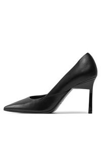 Calvin Klein Szpilki Heel Pump 90 Leather HW0HW01929 Czarny. Kolor: czarny. Materiał: skóra. Obcas: na szpilce