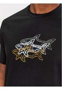 PAUL & SHARK - Paul&Shark T-Shirt 24411041 Czarny Regular Fit. Kolor: czarny. Materiał: bawełna #5