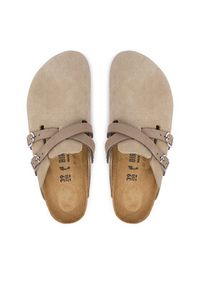 Birkenstock Klapki Blair D-Buckle 1032905 Beżowy jasny. Kolor: beżowy. Materiał: zamsz, skóra #3
