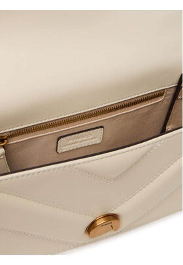 Pinko - PINKO Torebka Love One Mini Light Dc. Al 25-26 PLTT 104550 A2OS Écru. Materiał: skórzane