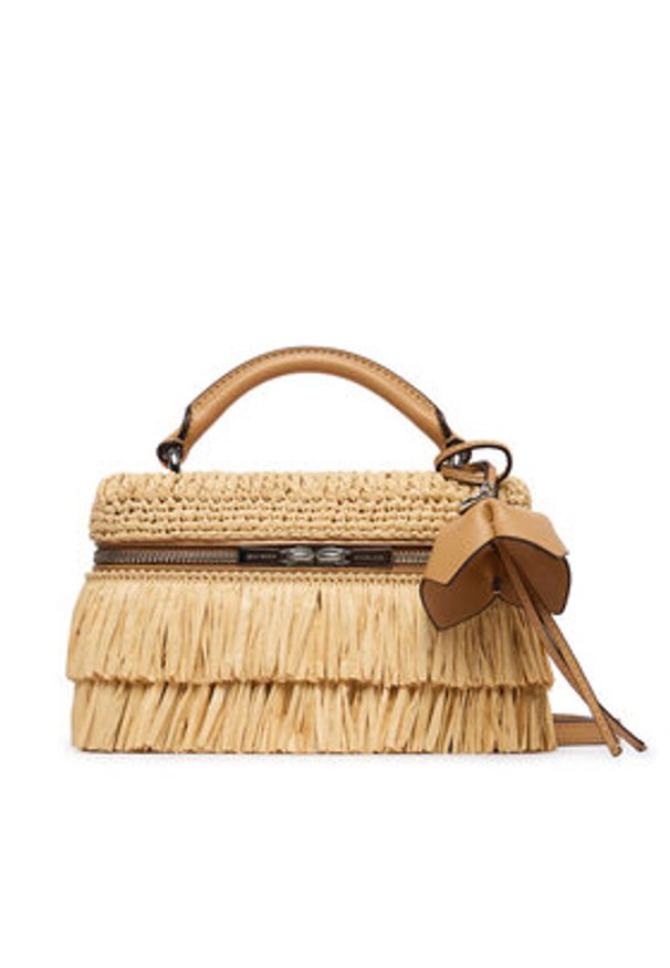 MICHAEL Michael Kors Torebka 32S6SQ1C0W Beżowy. Kolor: beżowy. Materiał: skórzane