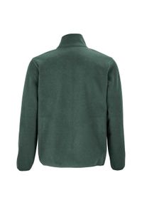 SOL'S - Męska Bluza Polarowa Factor Zapinana Na Zamek Błyskawiczny. Kolor: czerwony, wielokolorowy, zielony. Materiał: polar. Sezon: zima