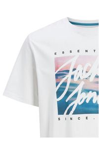 Jack & Jones - Jack&Jones T-Shirt Colton 12268438 Biały Standard Fit. Kolor: biały. Materiał: bawełna