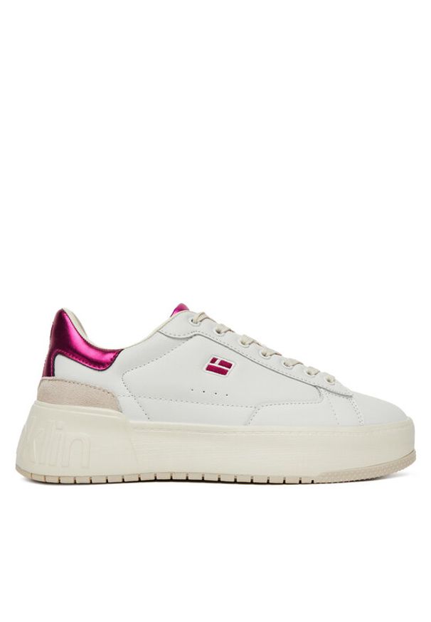 D.Franklin Sneakersy DFSH321094 Biały. Kolor: biały. Materiał: skóra