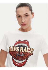 Pinko - PINKO T-Shirt Trapani 105050 A2D8 Biały Regular Fit. Kolor: biały. Materiał: bawełna #4