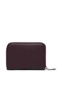 Calvin Klein Portfel Bold Ck Medium Zip Around LV04F1154G Bordowy. Kolor: czerwony. Materiał: skóra #2