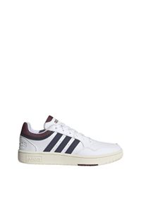 Adidas - Hoops 3.0 Low Classic Vintage Shoes. Okazja: na co dzień. Wysokość cholewki: przed kostkę. Kolor: wielokolorowy, czerwony, biały, niebieski. Sport: koszykówka