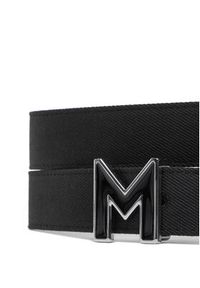 Marella Pasek Damski Cadmio 2513501057200 Czarny. Kolor: czarny. Materiał: materiał #3