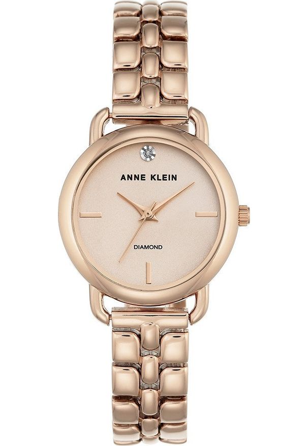 Zegarek Anne Klein Zegarek damski Anne Klein AK-2794RGRG różowe złoto. Kolor: złoty, wielokolorowy, różowy