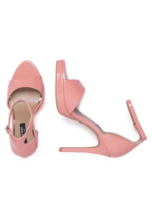 Nine West Sandały WFA2733-2 Różowy. Kolor: różowy. Materiał: syntetyk