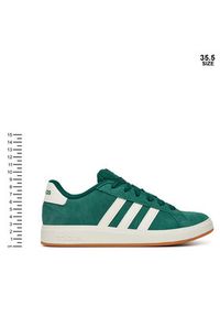 Adidas - adidas Sneakersy Grand Court 00s JP5893 Zielony. Kolor: zielony. Materiał: skóra, zamsz #6