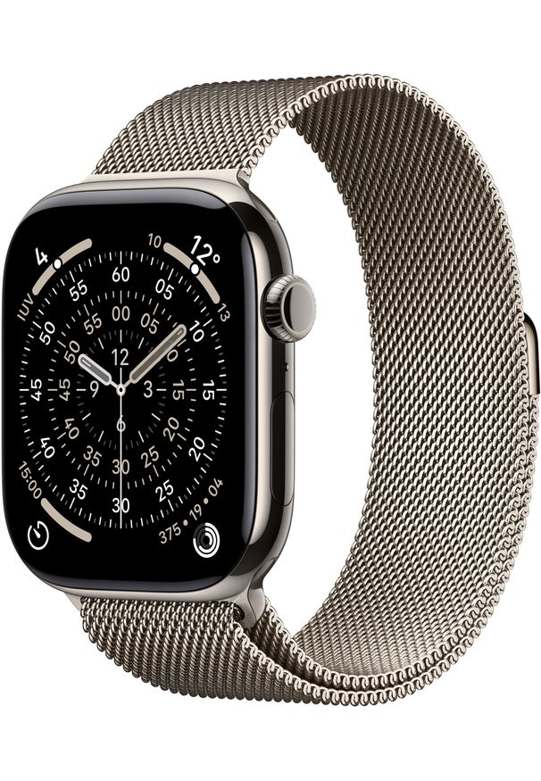 APPLE - Smartwatch Apple Watch Series 11 OLED 46 mm Cyfrowy 416 x 496 px Ekran dotykowy 5G Tytan Wi-Fi GPS. Rodzaj zegarka: smartwatch
