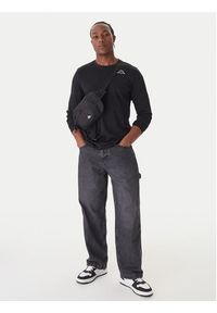 Kappa Komplet longsleeve Logo Saro 37216LW Czarny Regular Fit. Kolor: czarny. Materiał: bawełna. Długość rękawa: długi rękaw #4