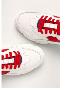GOE - Buty. Nosek buta: okrągły. Zapięcie: sznurówki. Kolor: biały. Materiał: syntetyk, materiał, skóra, guma. Szerokość cholewki: normalna #5