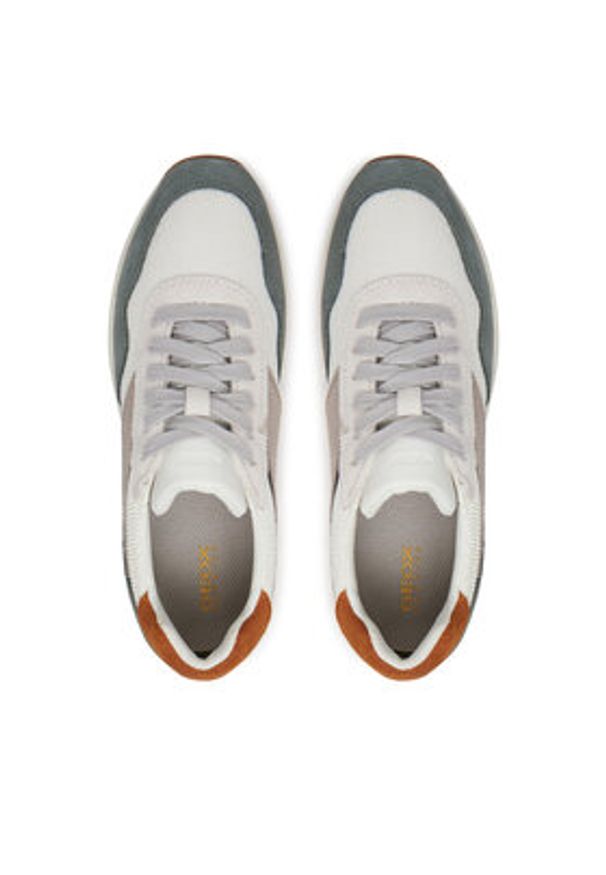 Geox Sneakersy D Runntix D46RRA 0AS22 C1QF3 Écru. Materiał: materiał