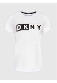 DKNY Sport T-Shirt DP8T5894 Biały Regular Fit. Kolor: biały. Materiał: bawełna. Styl: sportowy #3
