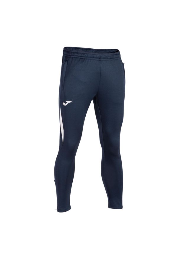 Jogging Joma Championship VII. Kolor: niebieski, wielokolorowy, biały. Długość: długie. Sezon: zima. Sport: bieganie