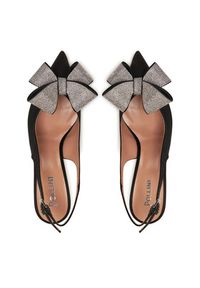 Pollini Sandały SA10077C1MTR0000 Czarny. Kolor: czarny. Materiał: materiał #3