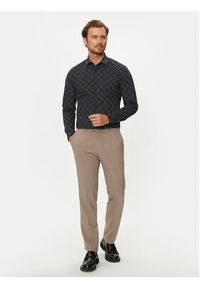 BOSS - Boss Koszula 50520063 Czarny Slim Fit. Kolor: czarny. Materiał: bawełna #4