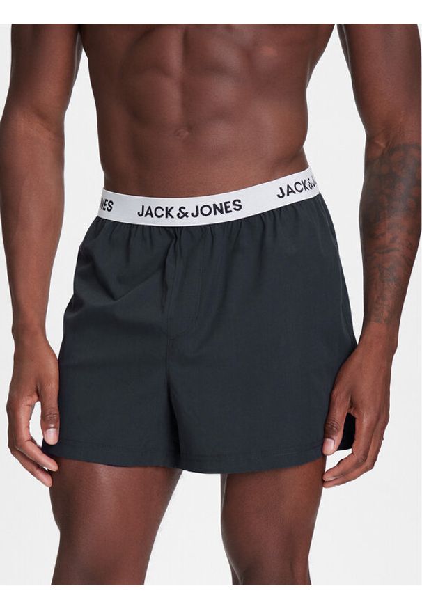 Jack & Jones - Jack&Jones Komplet 3 par bokserek Anchor 12276583 Kolorowy. Materiał: bawełna. Wzór: kolorowy
